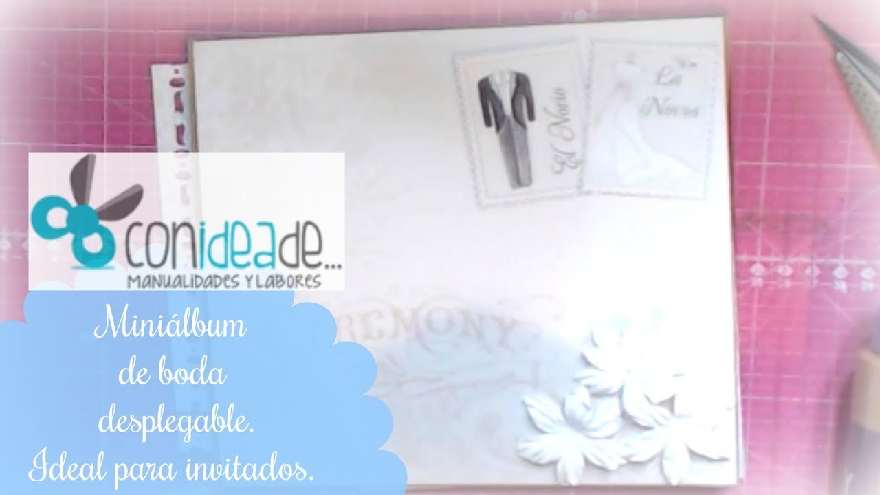 Álbum desplegable para boda
