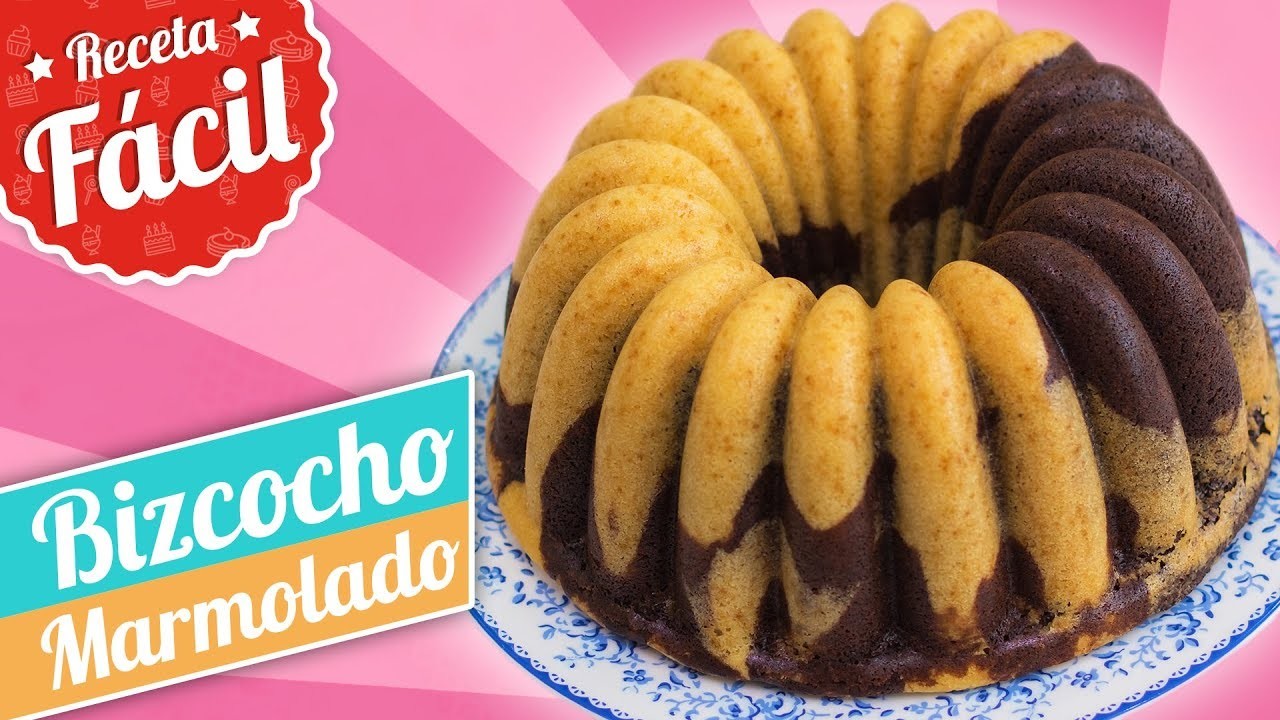 BIZCOCHO MARMOLADO | Receta fácil | Quiero Cupcakes!