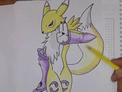 Como dibujar a Renamon