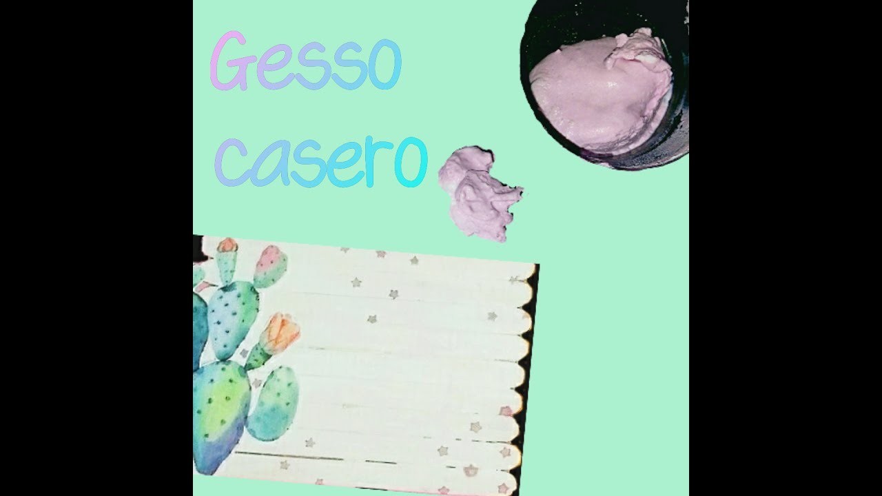 COMO HACER GESSO CASERO || FACIL