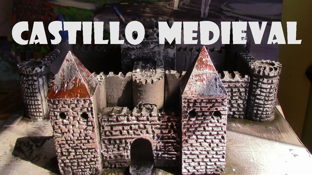 Como hacer un castillo medieval , how to make a model of a castle