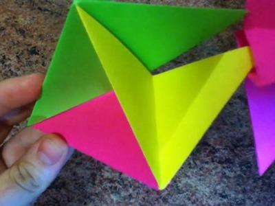 Como hacer un octaedro de papel