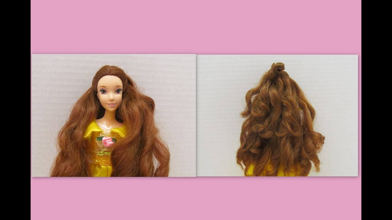 Como Rizar el Cabello de tus Muñecas * How to curl your Doll's Hair
