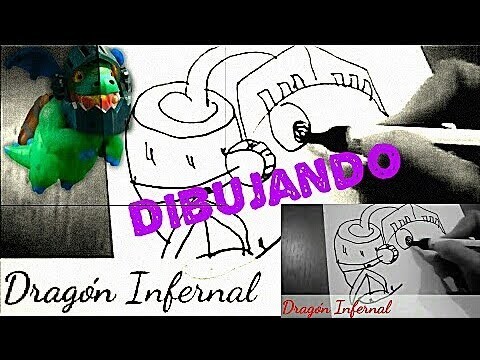 DIBUJANDO AL DRAGÓN INFERNAL