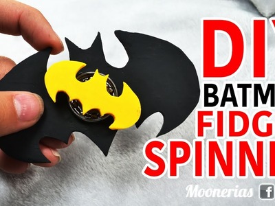 DIY BATMAN Fidget Spinner. Como hacer un spinner de Batman