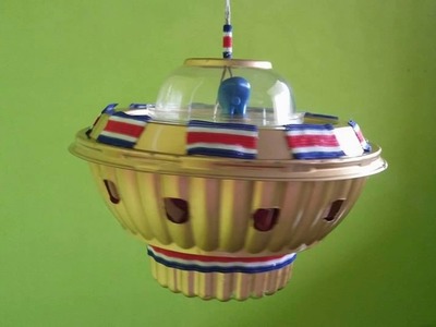 Farol de Nave espacial. platillo volador
