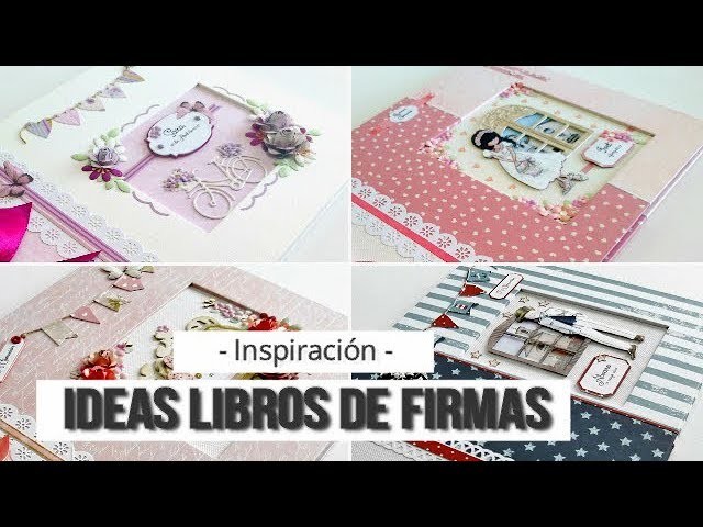 IDEAS PARA LIBROS DE FIRMAS DE COMUNION - INSPIRACION | LLUNA NOVA SCRAP