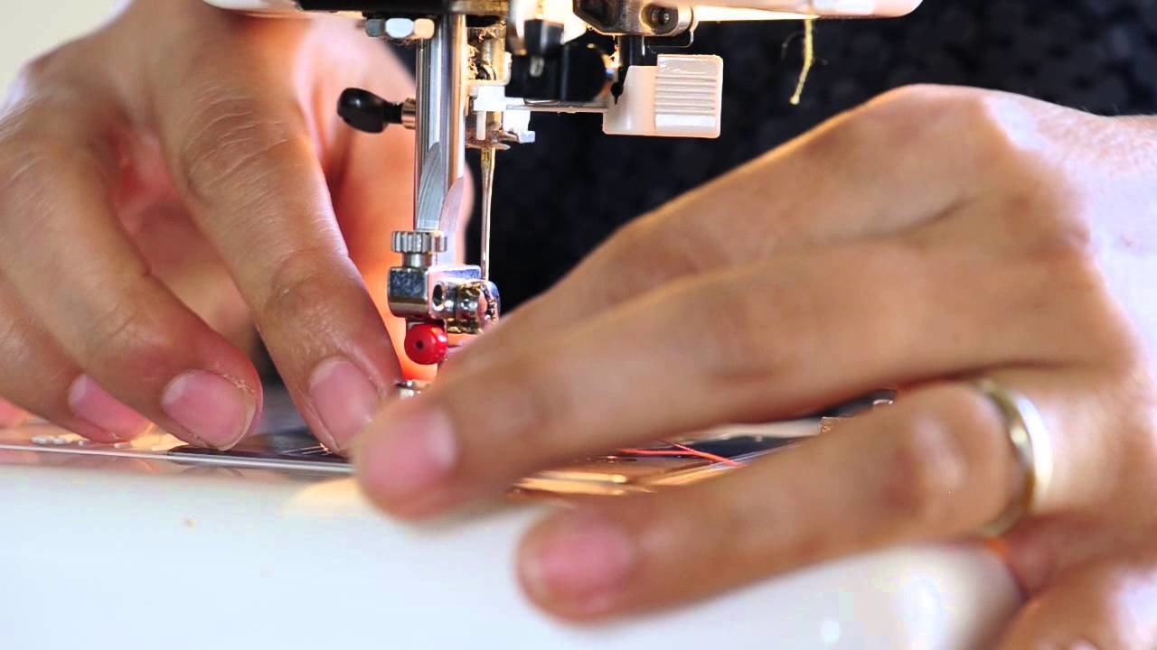 Los prensatelas de la máquina de coser