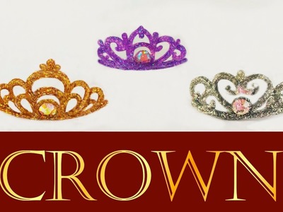 Miniature Princess Crown. Tiara. Coroa de princesa p. Barbie. Doll Tutorial