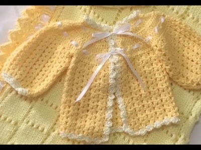 Roponsito para recien nacido (A crochet)