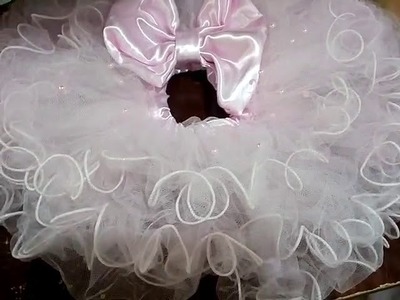 Saia tutu modelo rococó