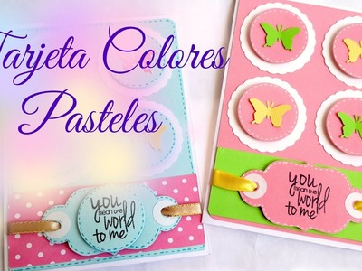 Tarjeta Colores Pasteles