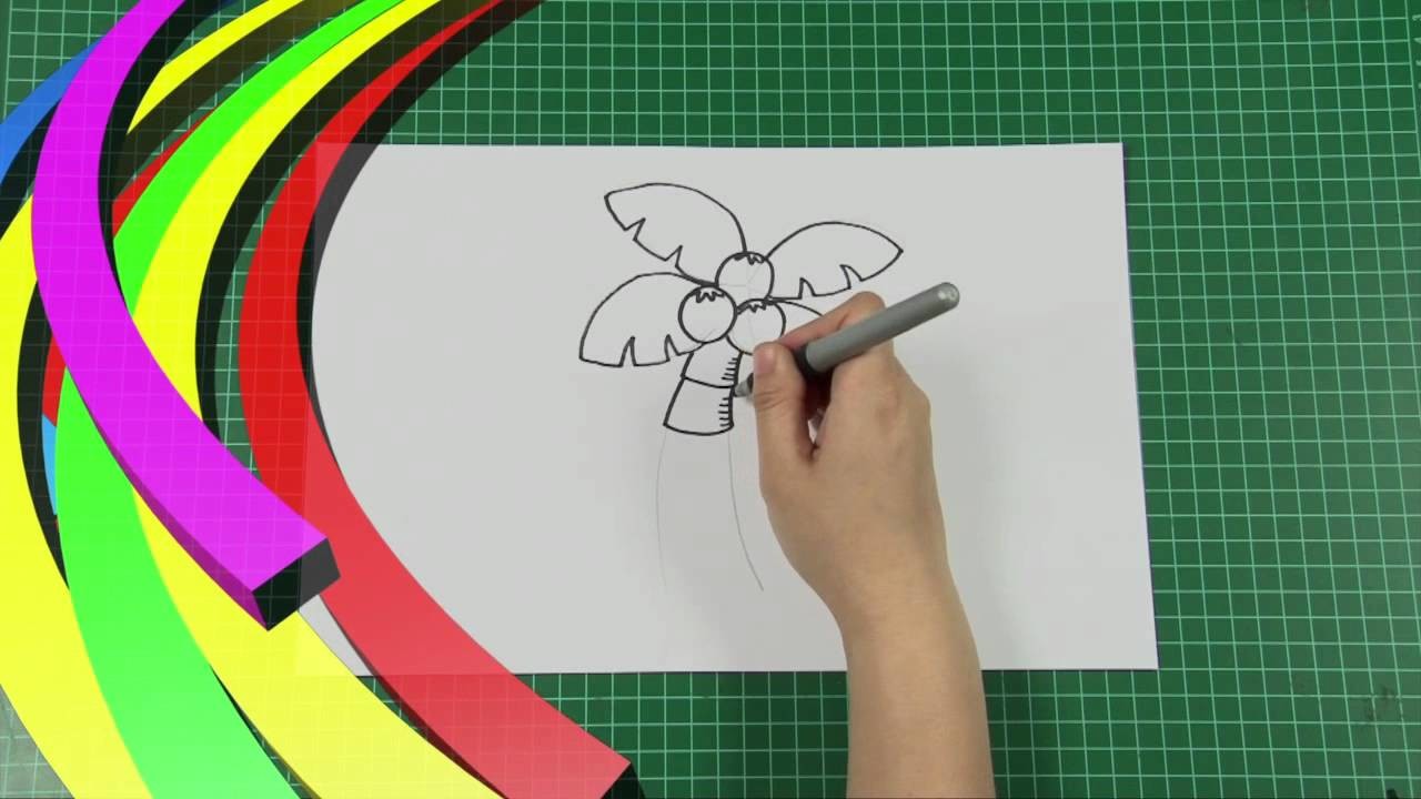 03 Aprendiendo a dibujar - Palmera