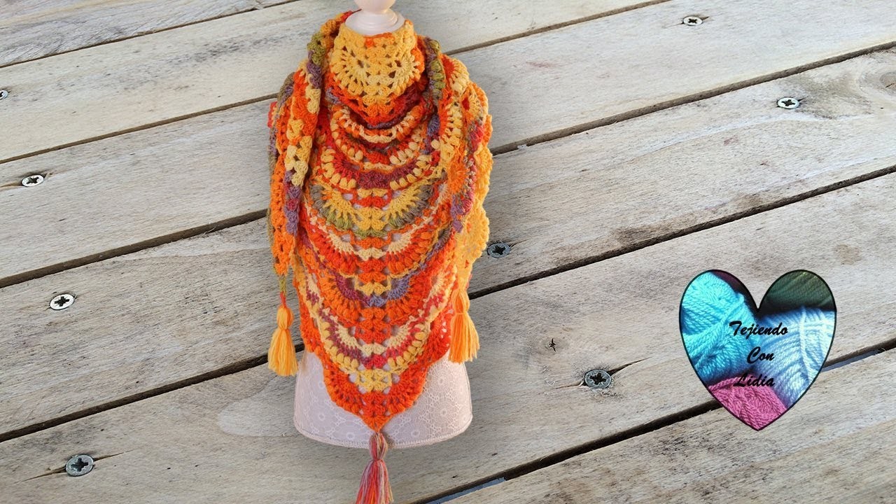 Chal otoño tejido a crochet precioso ! Escoge el proximo video!
