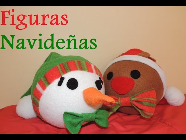COMO HACER ADORNOS NAVIDEÑOS CON FIELTRO O FRANELA #2