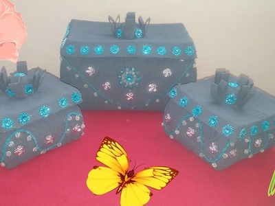 Como hacer cofres decorativos (Reciclando)