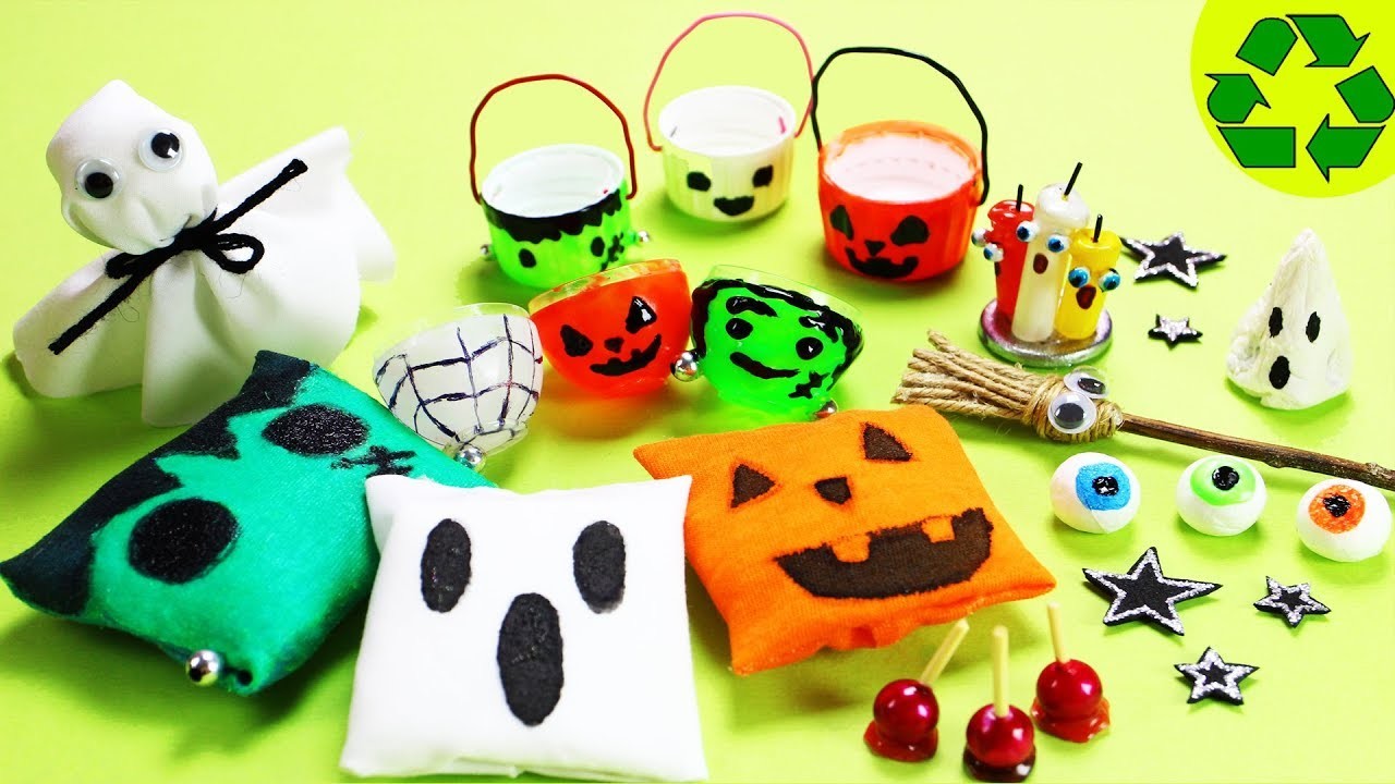 Cómo Hacer Cosas en Miniatura para Halloween - 10 manualidades fáciles para muñecas