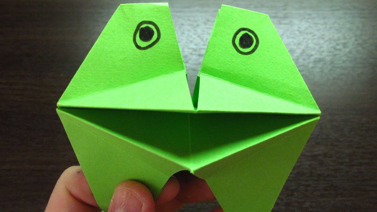 Como hacer MUPPETS de papel Super Cool | RANA RENE Origamis de papel (Muy fácil)