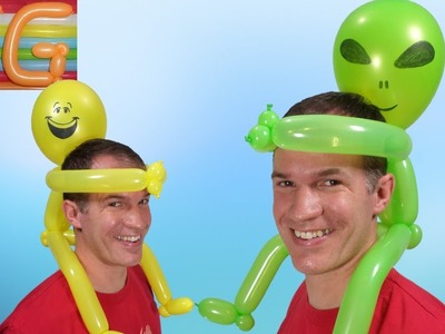 Como hacer sombreros locos - sombrero con globos #3 - globoflexia facil - figuras con globos