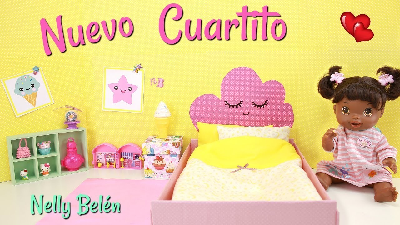 Cómo hacer una habitación para muñecas • Baby Alive Nelly Belén • Colegio de Juguetes