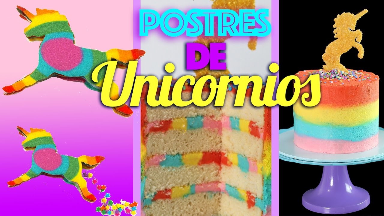 DULCES DE UNICORNIOS | Intensa Mente, Galletas, Cupcakes, Cakes de niños y en capas