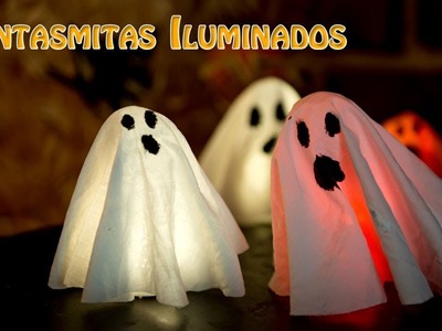 Fantasmitas Iluminados  para Decoracion Halloween Facilisima y Economica