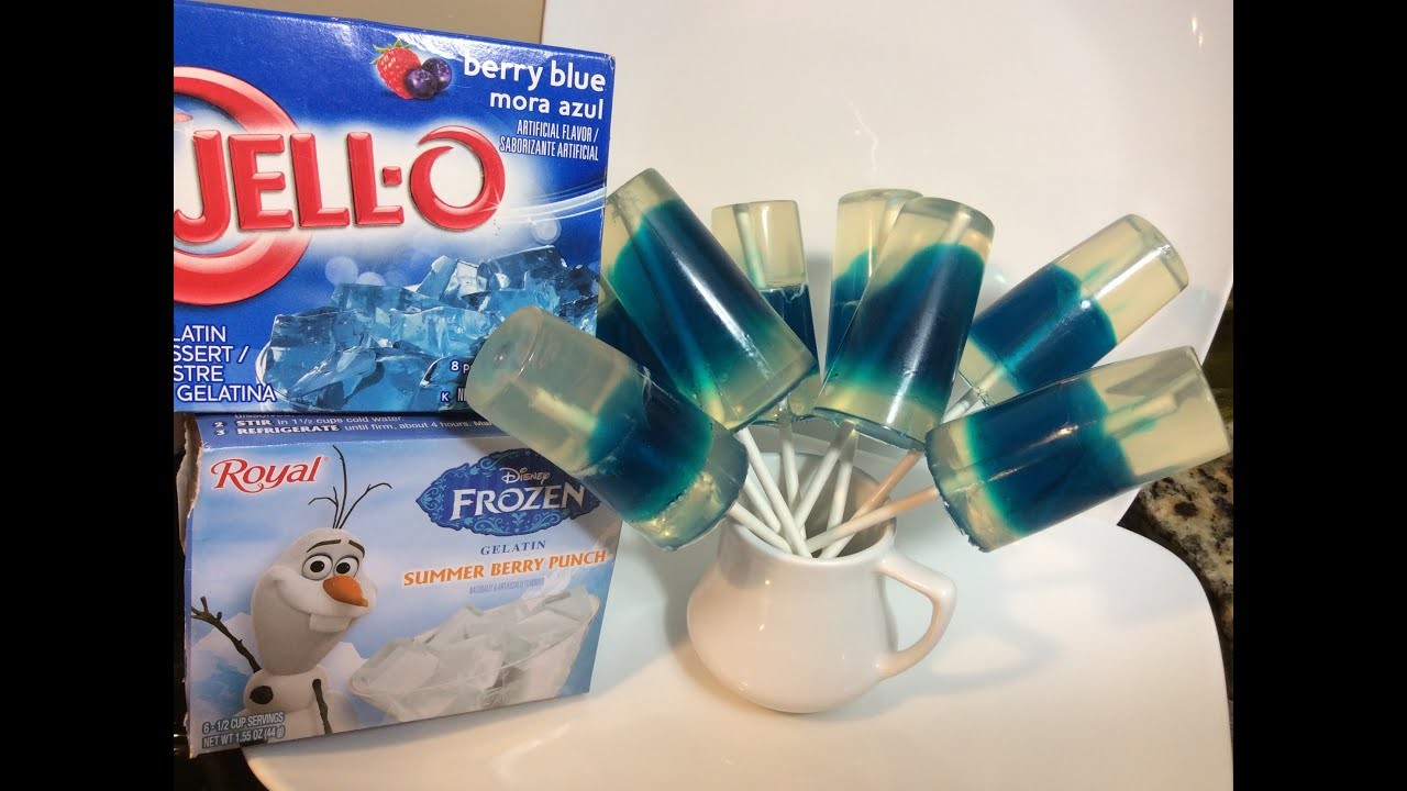 Jello pops . paletas de gelatinas economicas