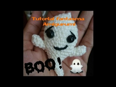 Llavero fantasma amigurumi ????