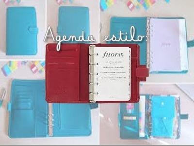 »»» lluvia de ideas: Agenda estilo filofax