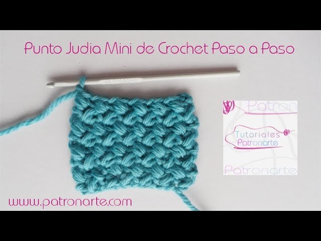 Punto Judía Mini de Crochet