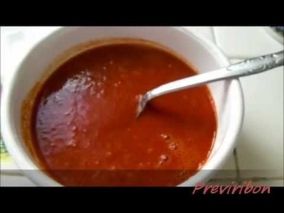 Salsa Roja con Chile de Arbol para Pozole * video 79 *
