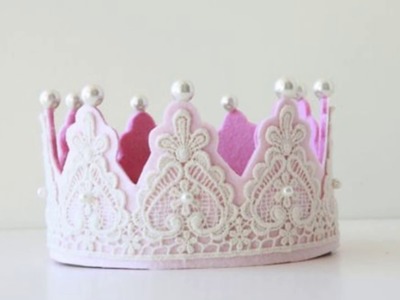 Tiara o Corona Floral para niñas