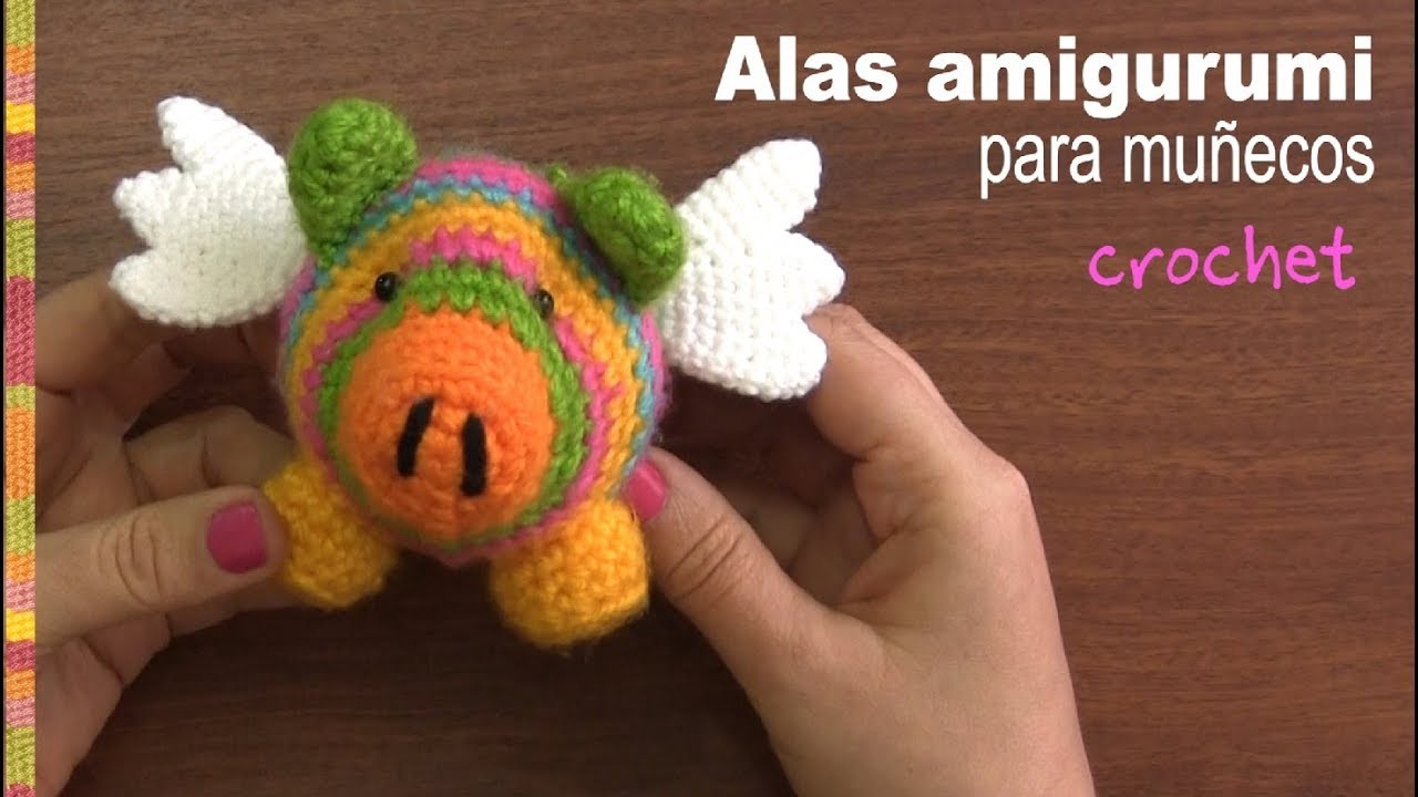 Alas amigurumi para muñecos (crochet) - Tejiendo Perú