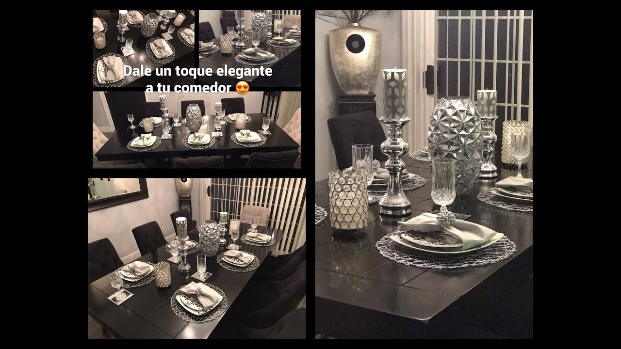 Aprende a decorar tu comedor  + dale un toque elegante ???????????????????? (Decoration for your dining room.)