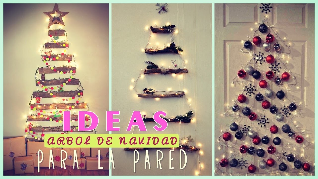 Árbol de Navidad para la Pared | Ideas Adornos Navideños.
