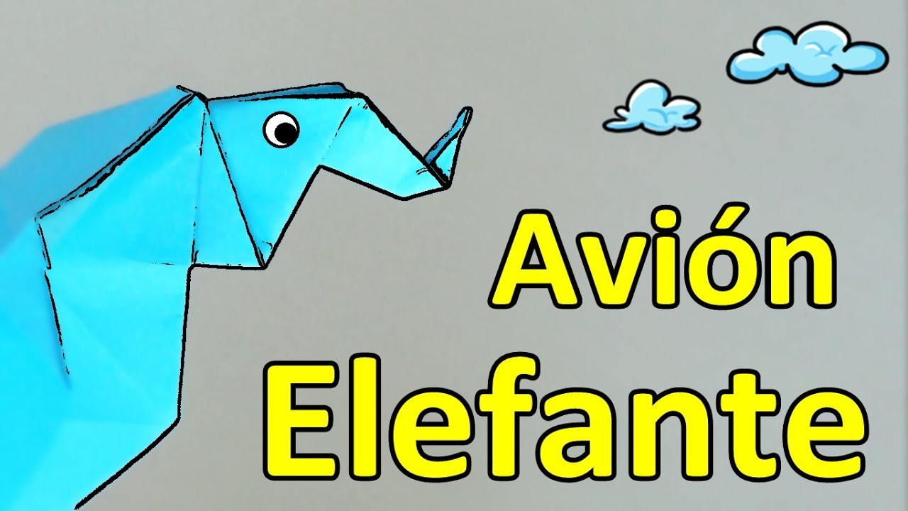 Avión ELEFANTE | Origami WTF