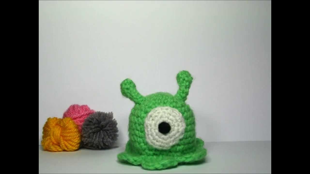 Babosa cerebral amigurumi