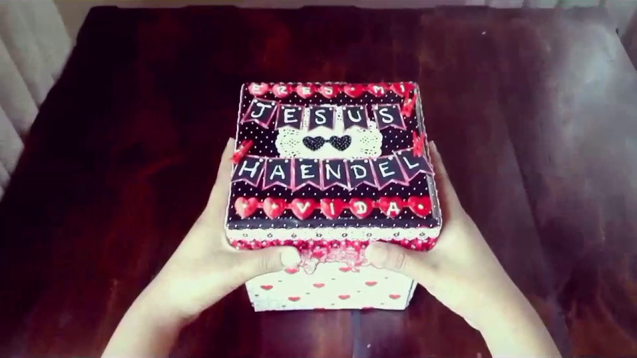 Caja Explosiva para enamorad@.Detalles Que Enamoran ❤