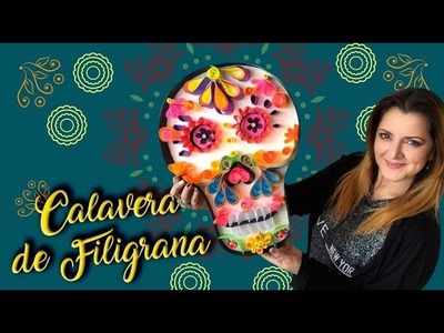 Calavera Día de Muertos Filigrana :: Chuladas Creativas :: Skull