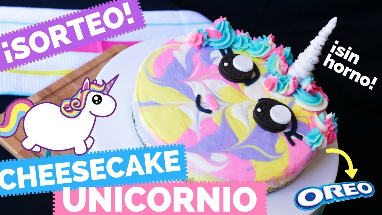 Cheesecake de Oreo UNICORNIO (sin horno) + SORTEO - La Cooquette