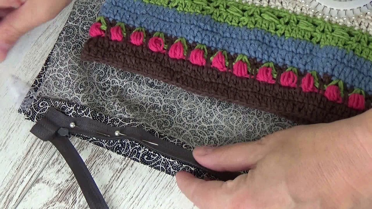 Como forrar un bolso a crochet de forma facil |CLASE 7º |Ganchillo facil