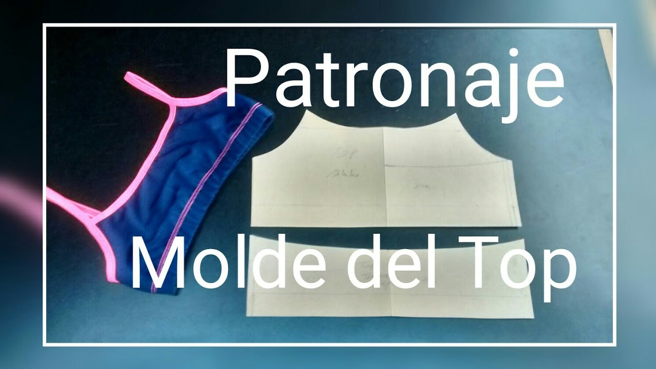 Como hacer "Top" para dama explicación paso a paso y molde