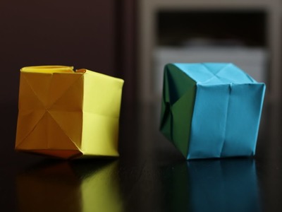 Cómo Hacer Un Cubo De Papel Con Un Soplido | Tutorial Creativo