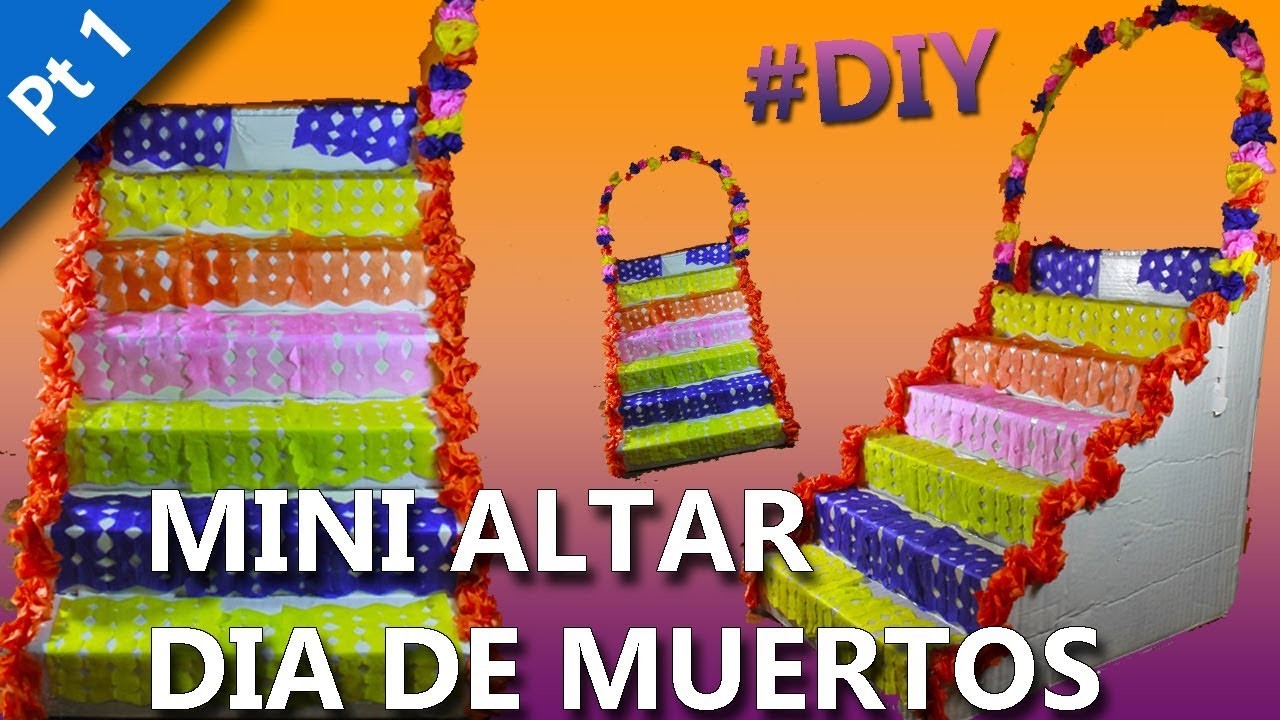 COMO HACER UN MINI ALTAR | Manualidades para el día de muertos | #FuerzaMéxico