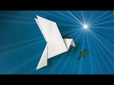 Como hacer una Paloma de la Paz - origami facil - papiroflexia