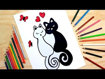 Como hacer una tarjeta de amor y amistad │how to draw a card of love and friendship