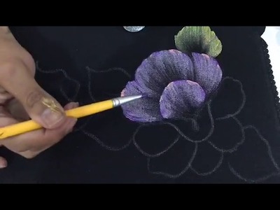 Como pintar una flor amapola por Hugo O. Espinosa