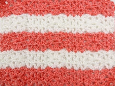 Crochet: Punto para Manta de Bebe # 2