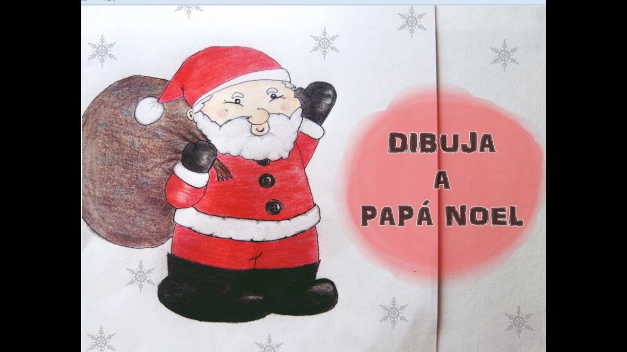 Dibuja a Papá Noel [Dibujo fácil para niños☺] Especial Navidad II