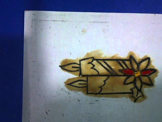 Dibujo con popotillo